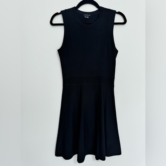 theory skater mini dress Theory Classic Dot Military Mini Dress, 6 / Black